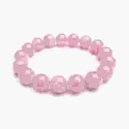 Rose Quartz Gemstone Stretchable Bracelet 