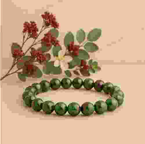 Ruby Zoisite Gemstone Stretchable Bracelet 