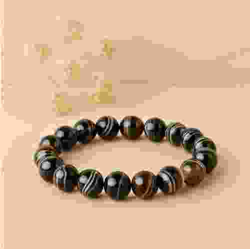 Sulemani Hakik (Black Agate) Stone Bracelet