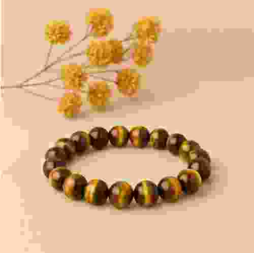 Tiger  Eye Gemstone Bracelet 