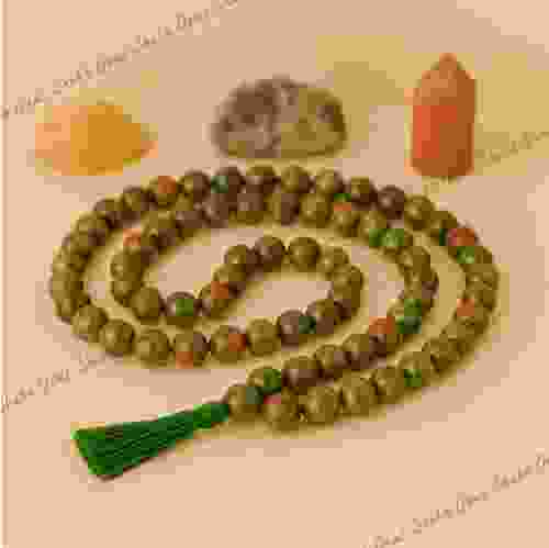 Natural Unakite 108 Beads Japa Mala Rosary