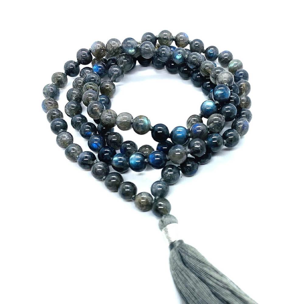 Labradorite Beads Mala