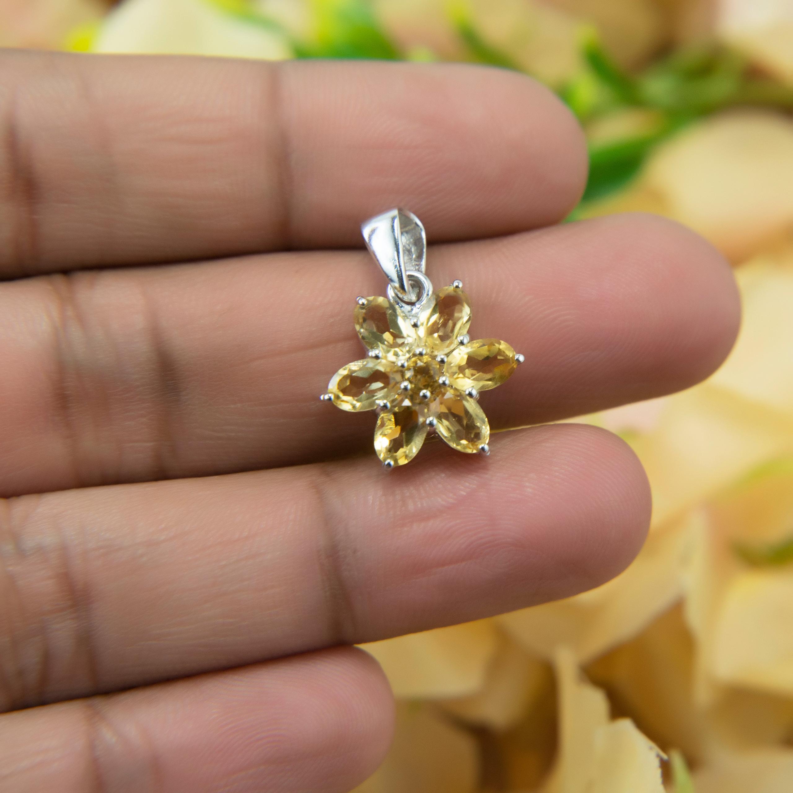 Citrine Gemstone Pendant