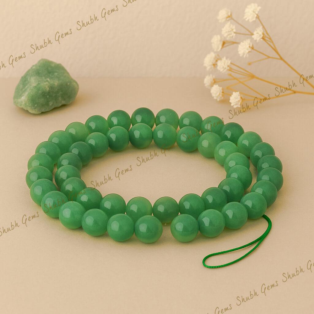 Green Aventurine Beads Strand