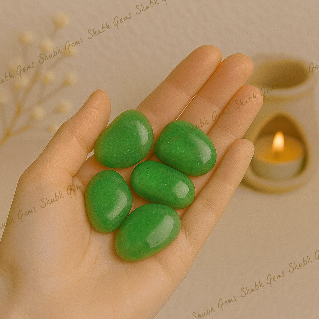 Green Aventurine Tumbles (5 Pcs)