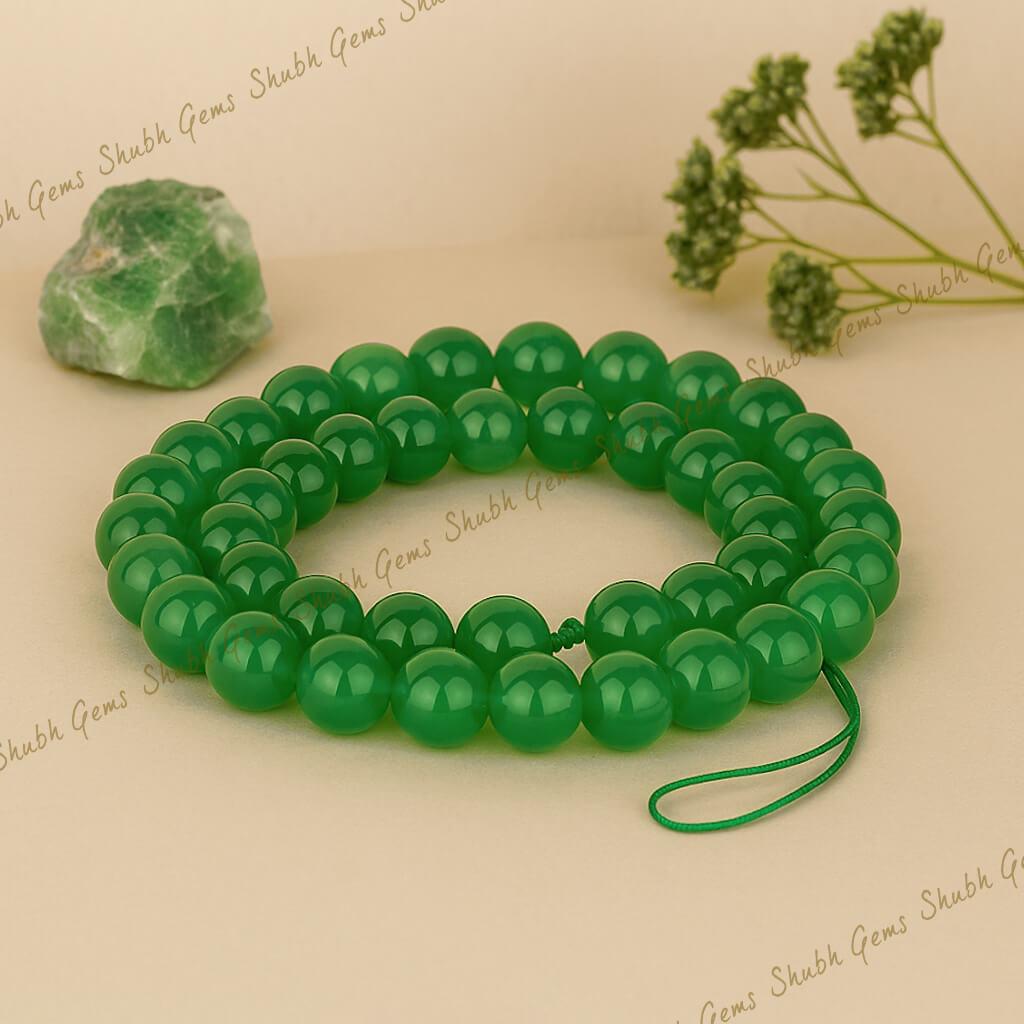 Green Onyx Beads Strand