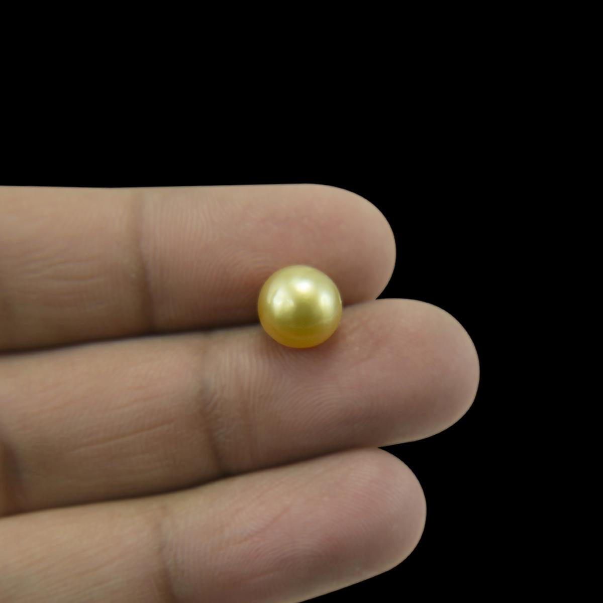 Golden South Sea Pearl - 6.82 Carat