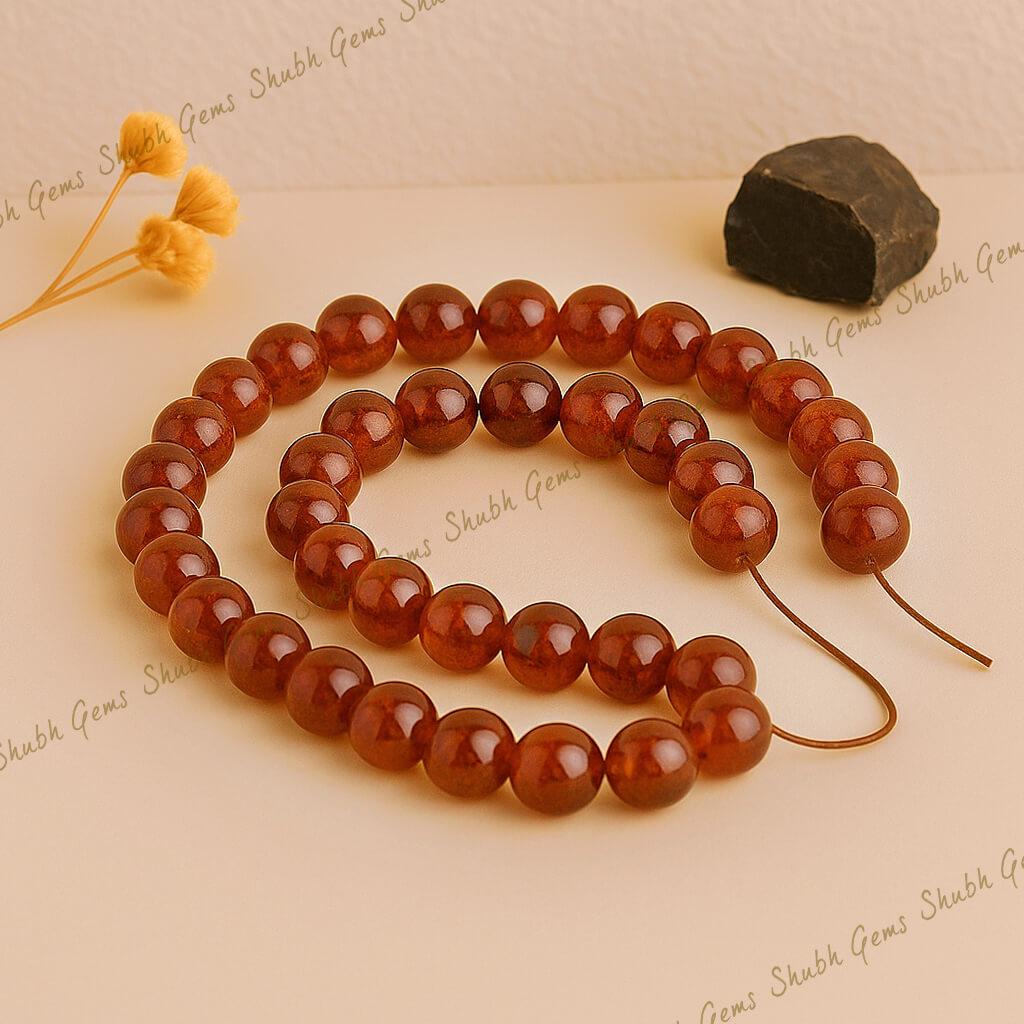 Hessonite Garnet Beads Tasbih