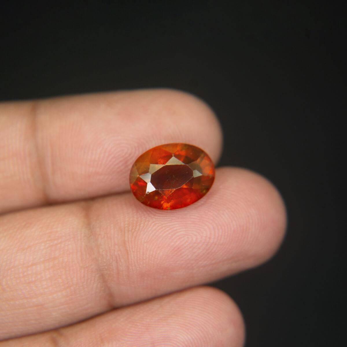 Hessonite - 6.98 Carat