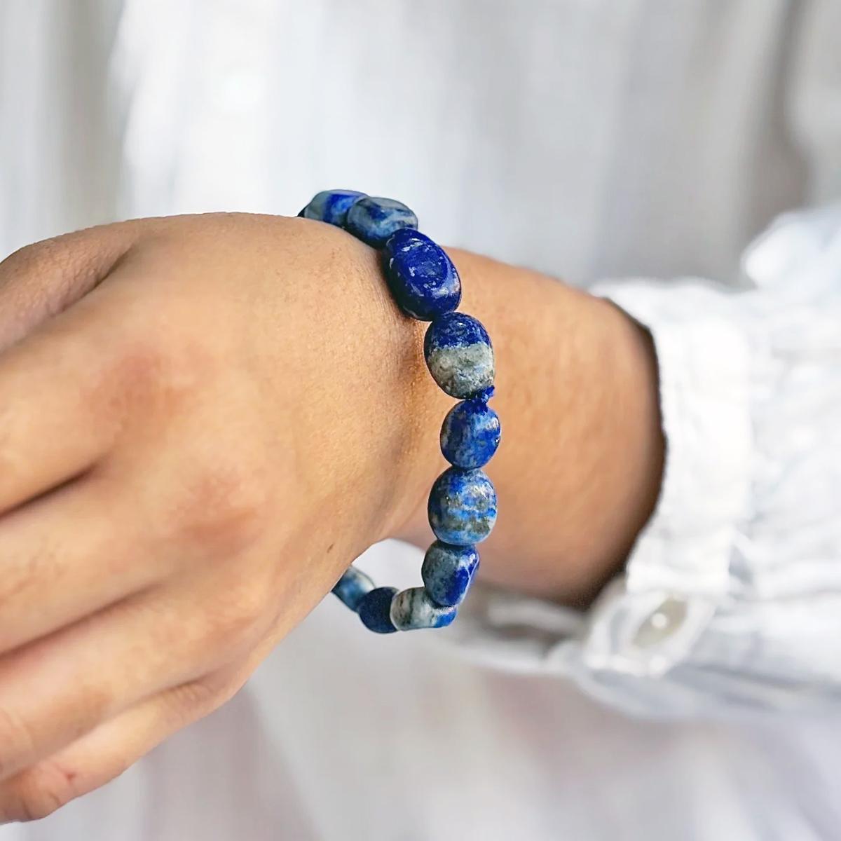 Lapis Lazuli Tumble Bracelet