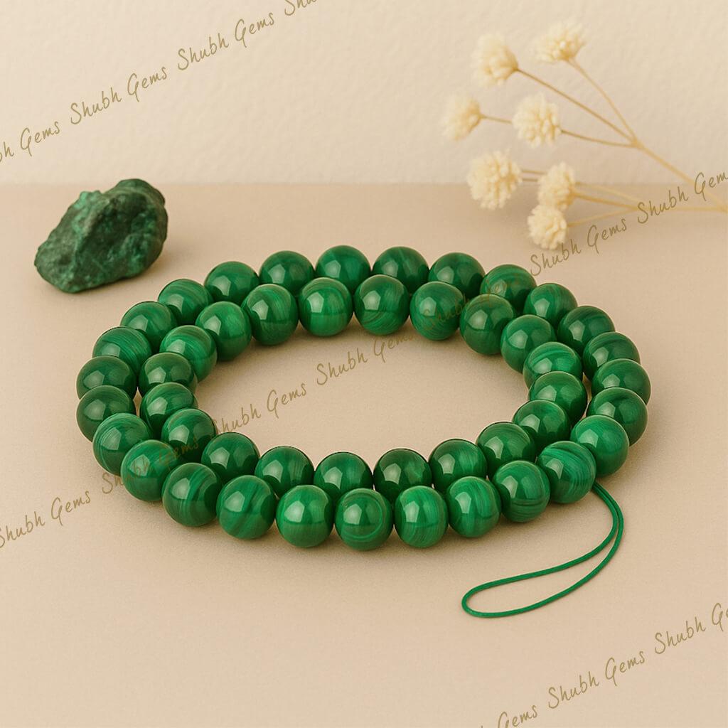 Malachite Beads Strand