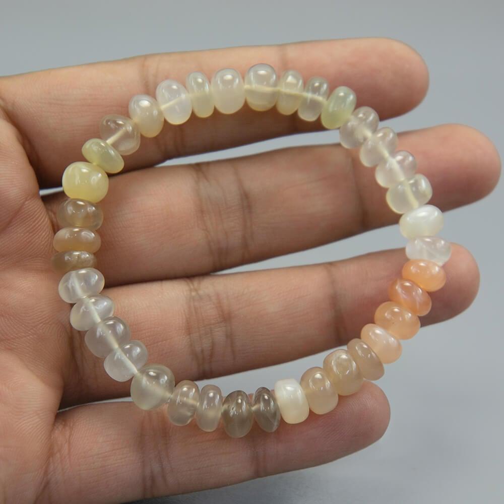 Multi-Color Moonstone Bracelet