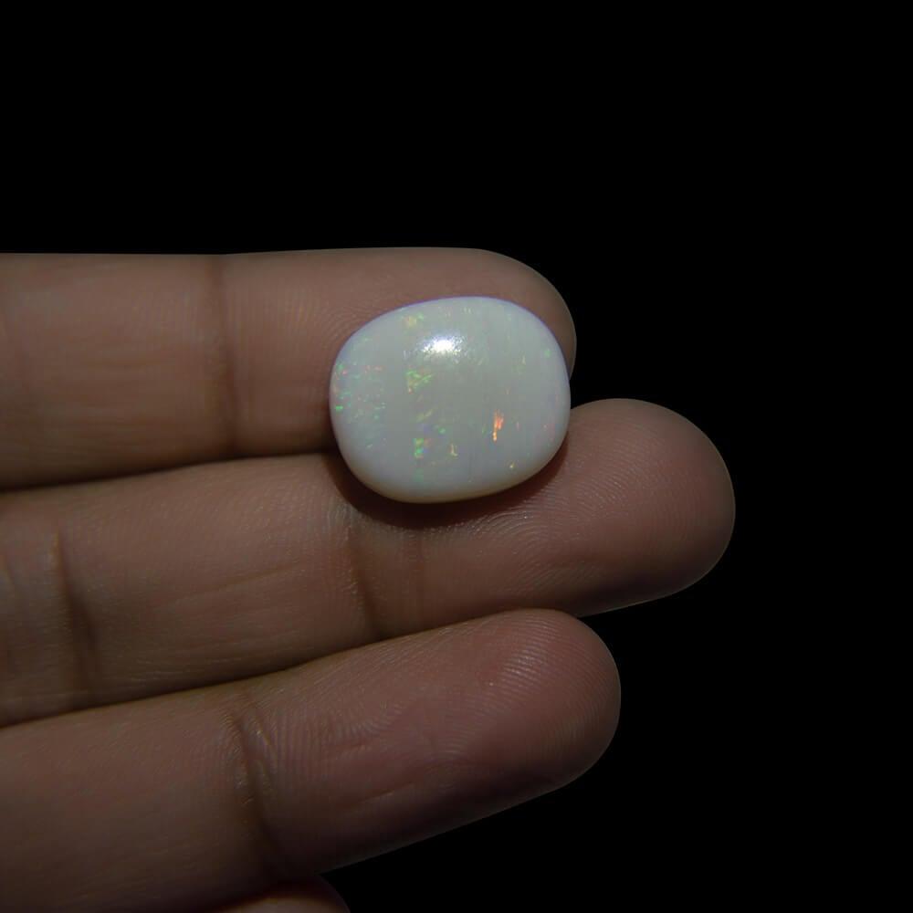White Opal with Fire - 12.81 Carat