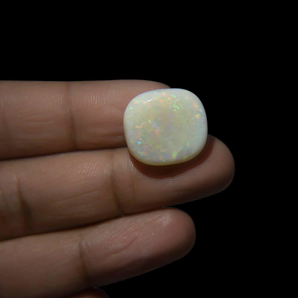 White Opal with Fire - 16.90 Carat