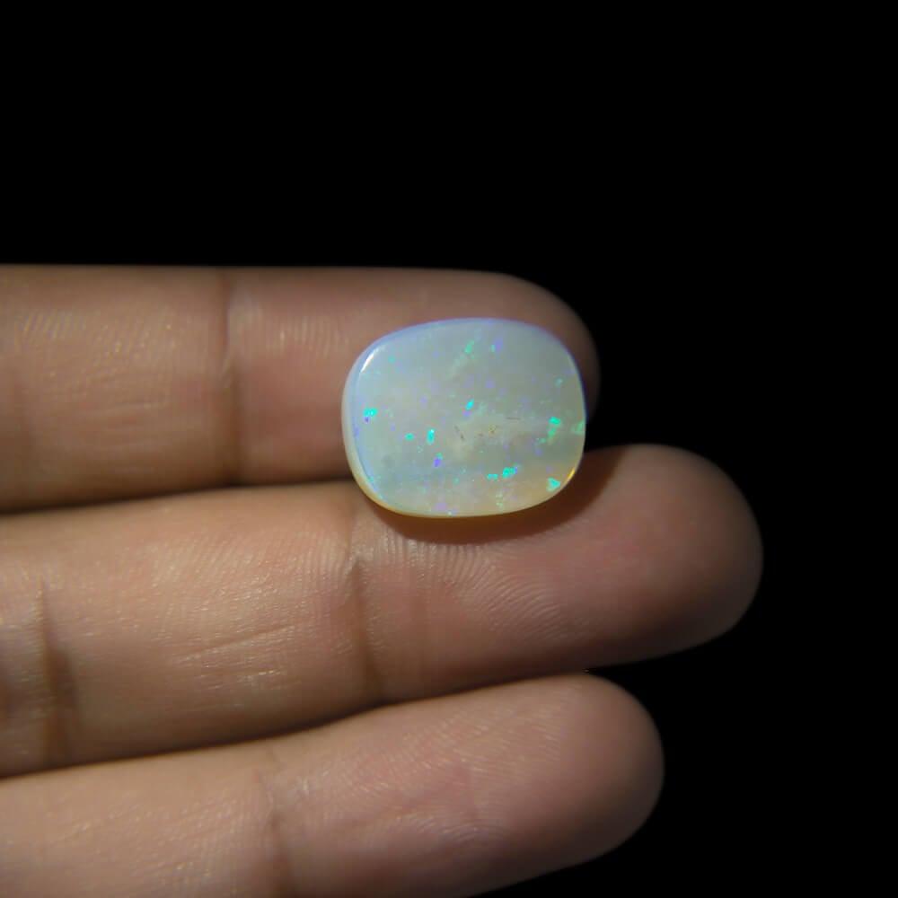 White Opal with Fire - 10.55 Carat
