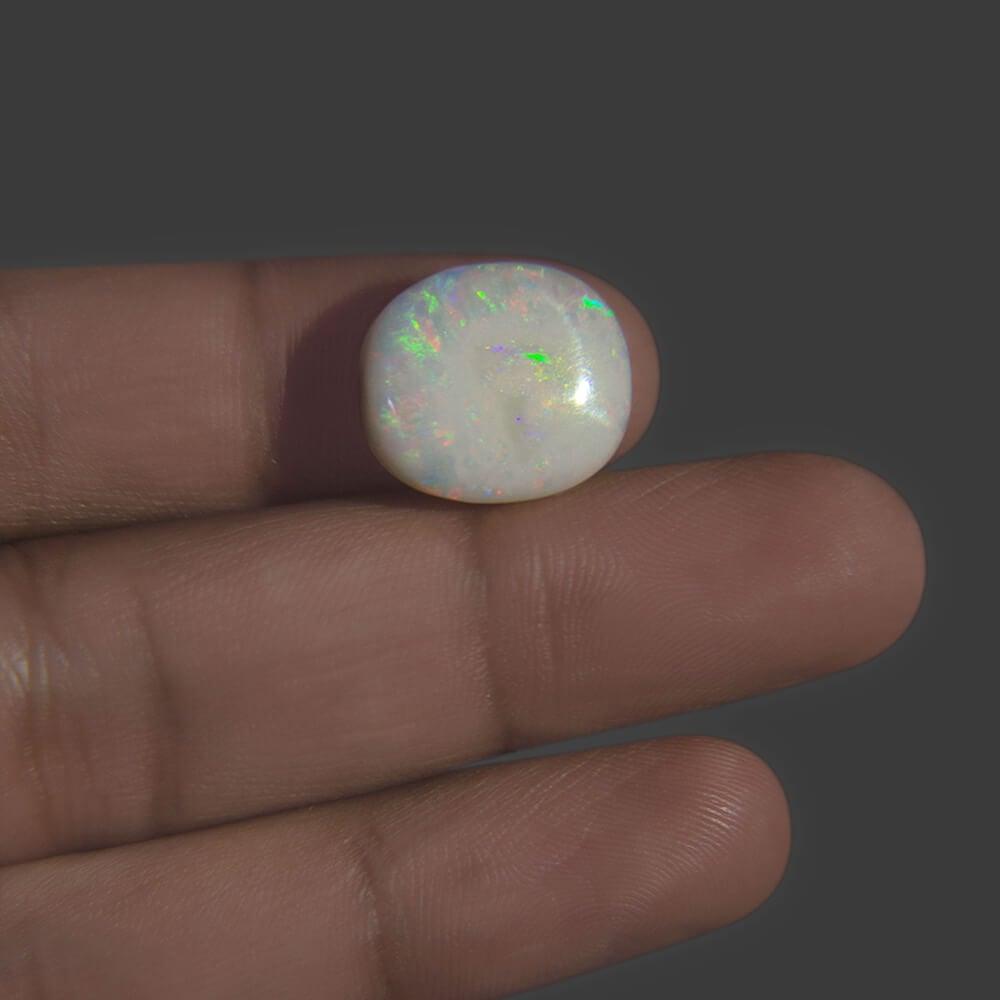White Opal with Fire - 11.53 Carat