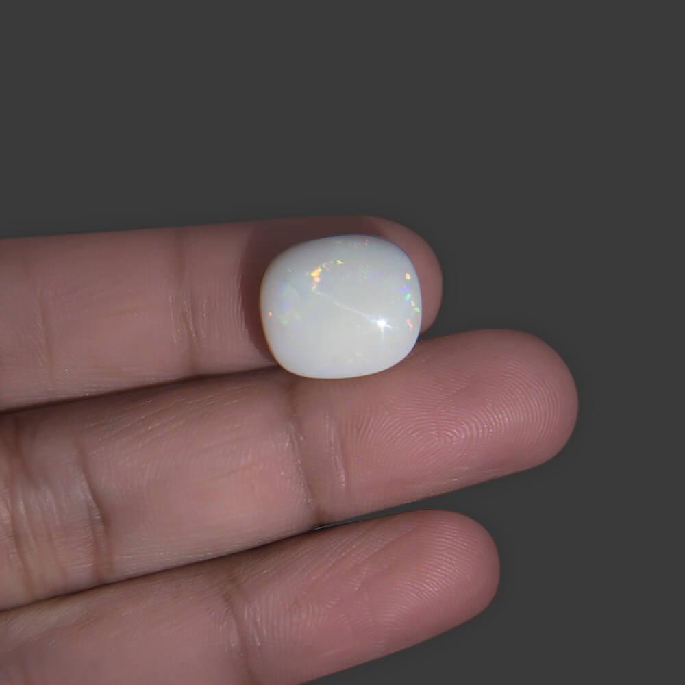 White Opal With Fire - 11.36 Carat