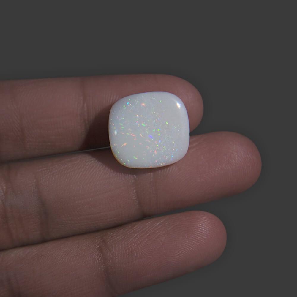 White Opal With Fire - 13.49 Carat