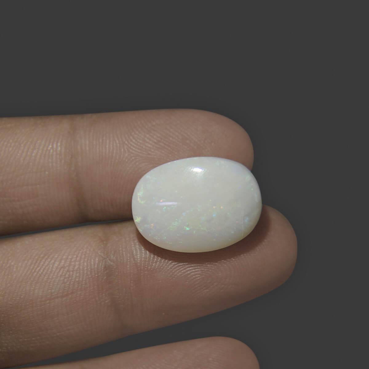 White Opal With Fire - 11.92 Carat