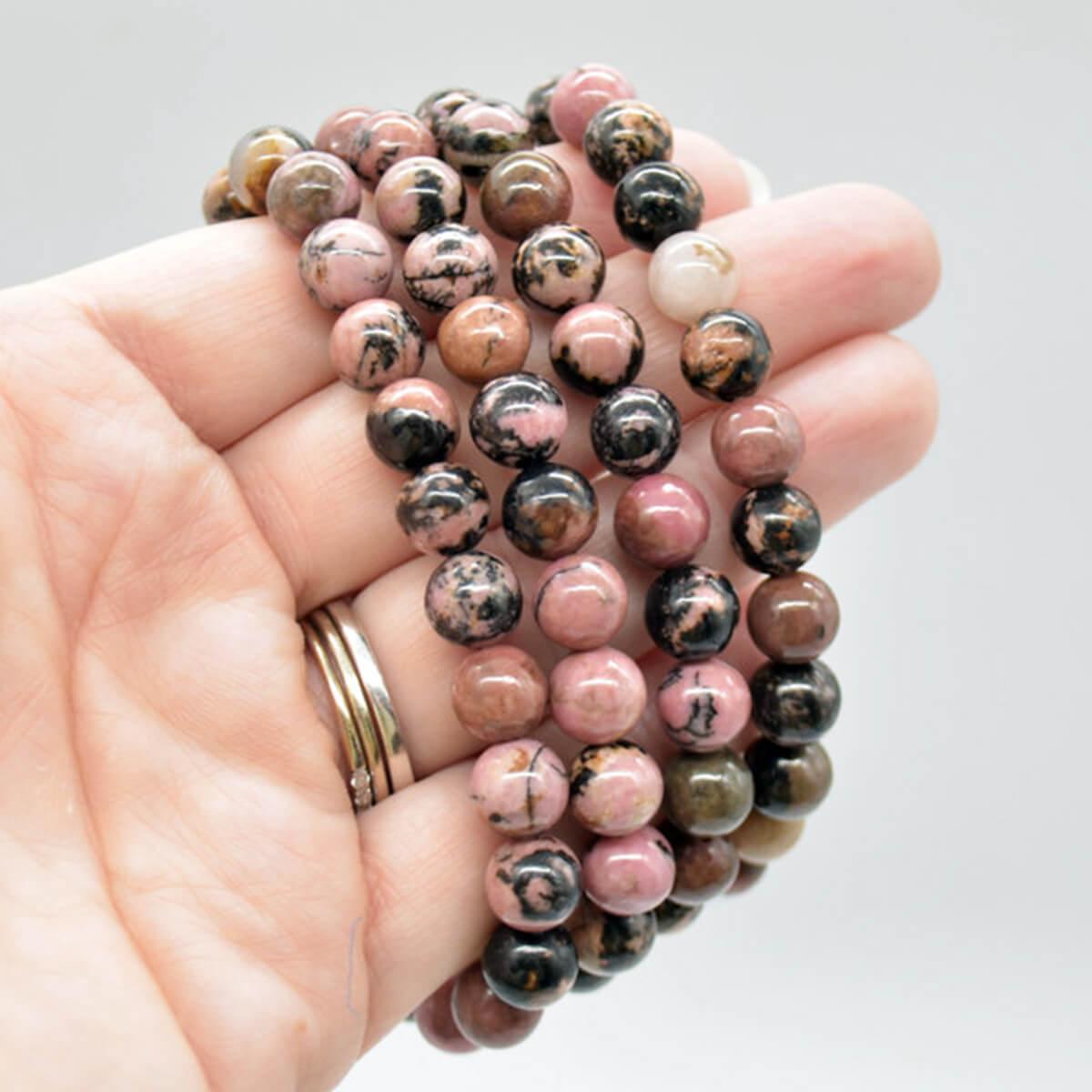 Rhodonite Beads Bracelet