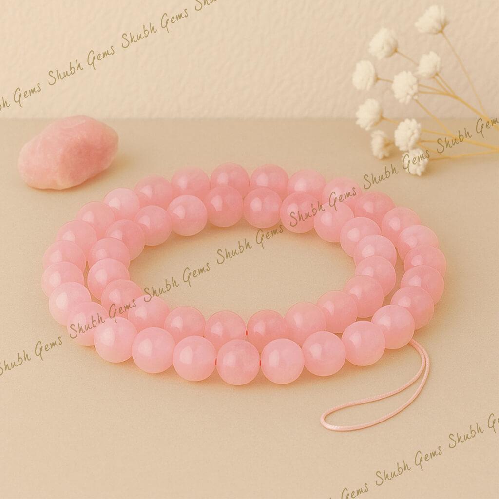 Rose Quartz Beads Strand