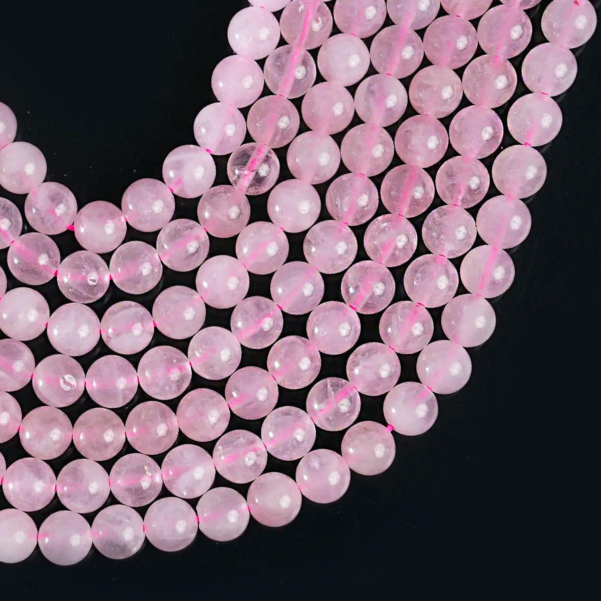 Rose Quartz Beads Strand