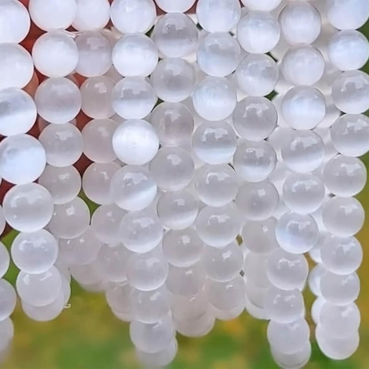 Selenite Beads Bracelet