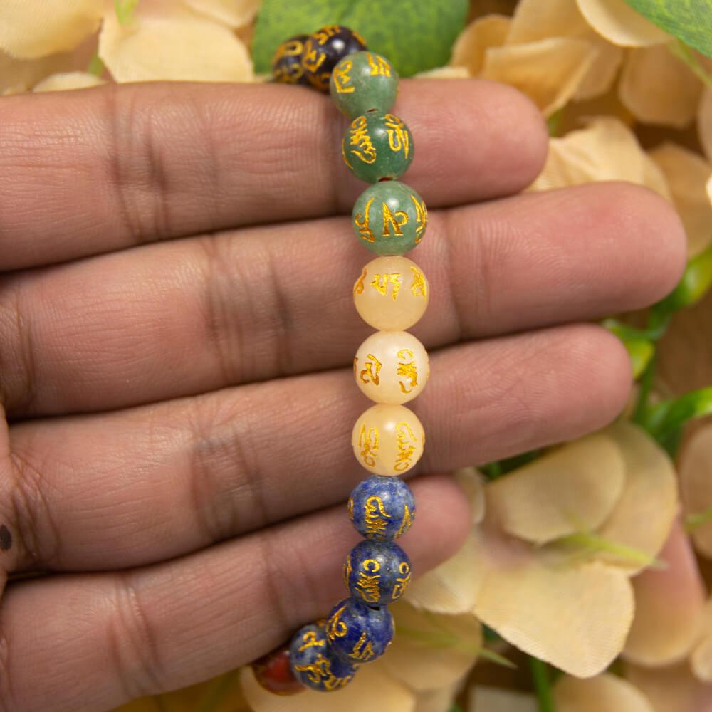 Meditation Mantra Beads Bracelet