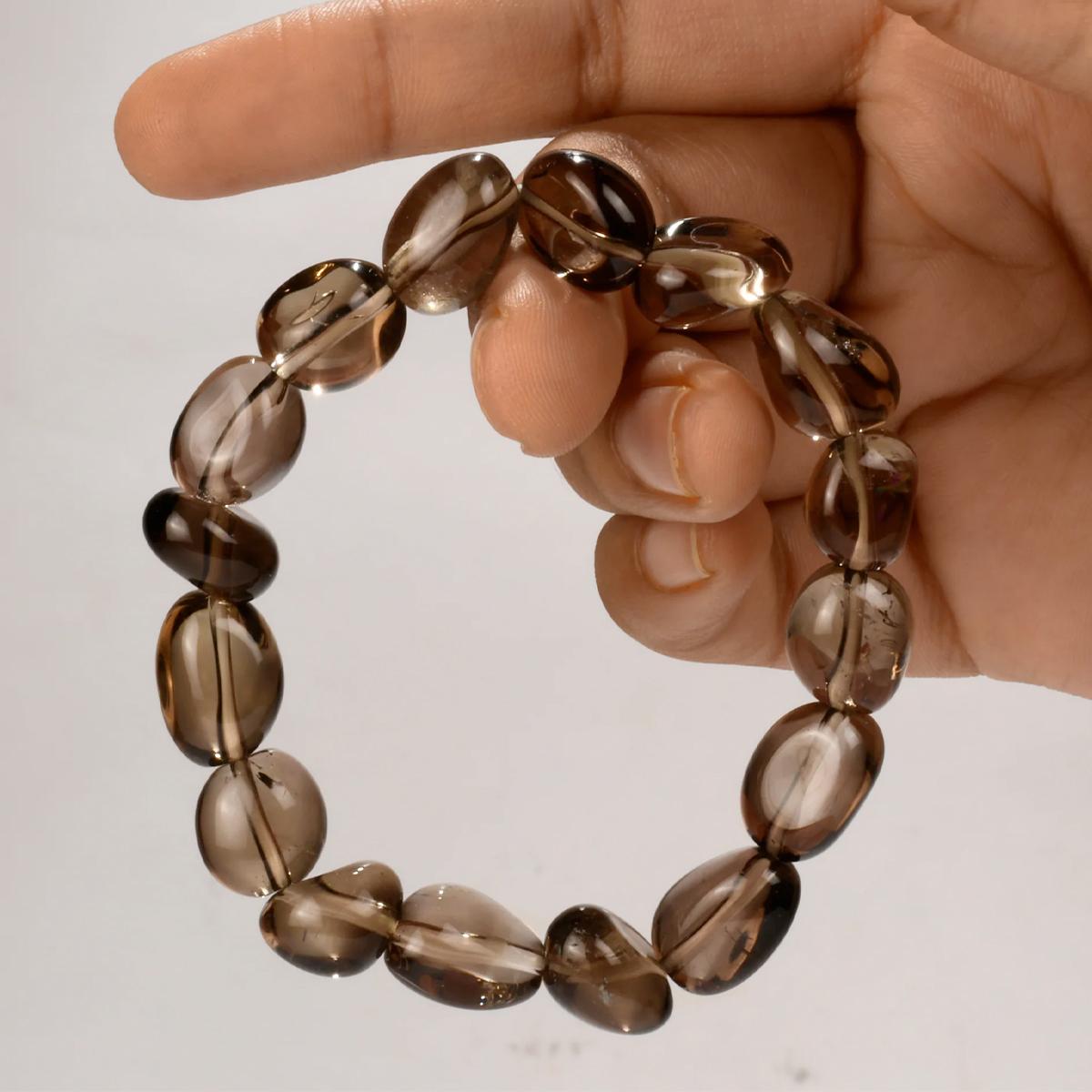 Smoky Quartz Tumble Bracelet