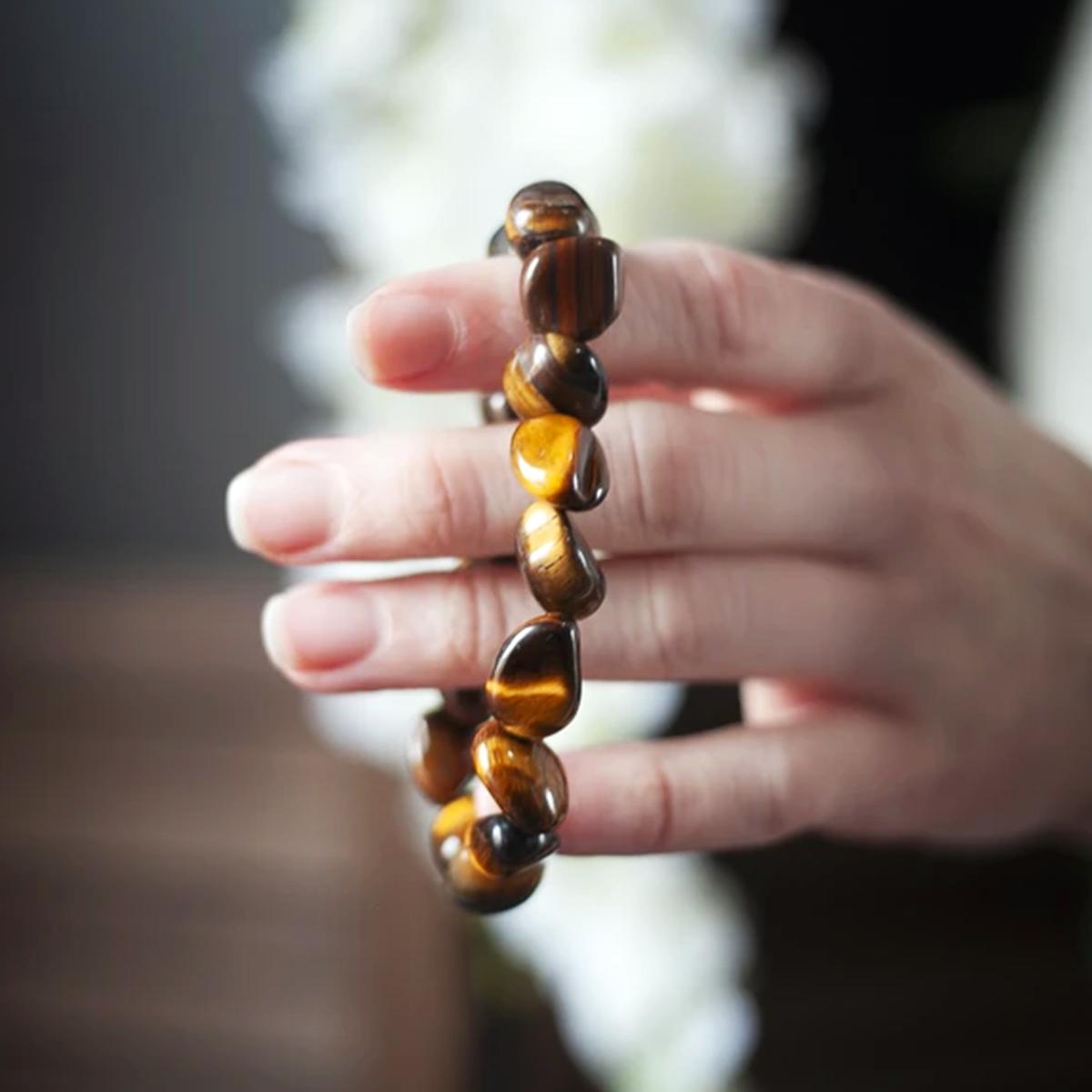 Tiger Eye Tumble Bracelet