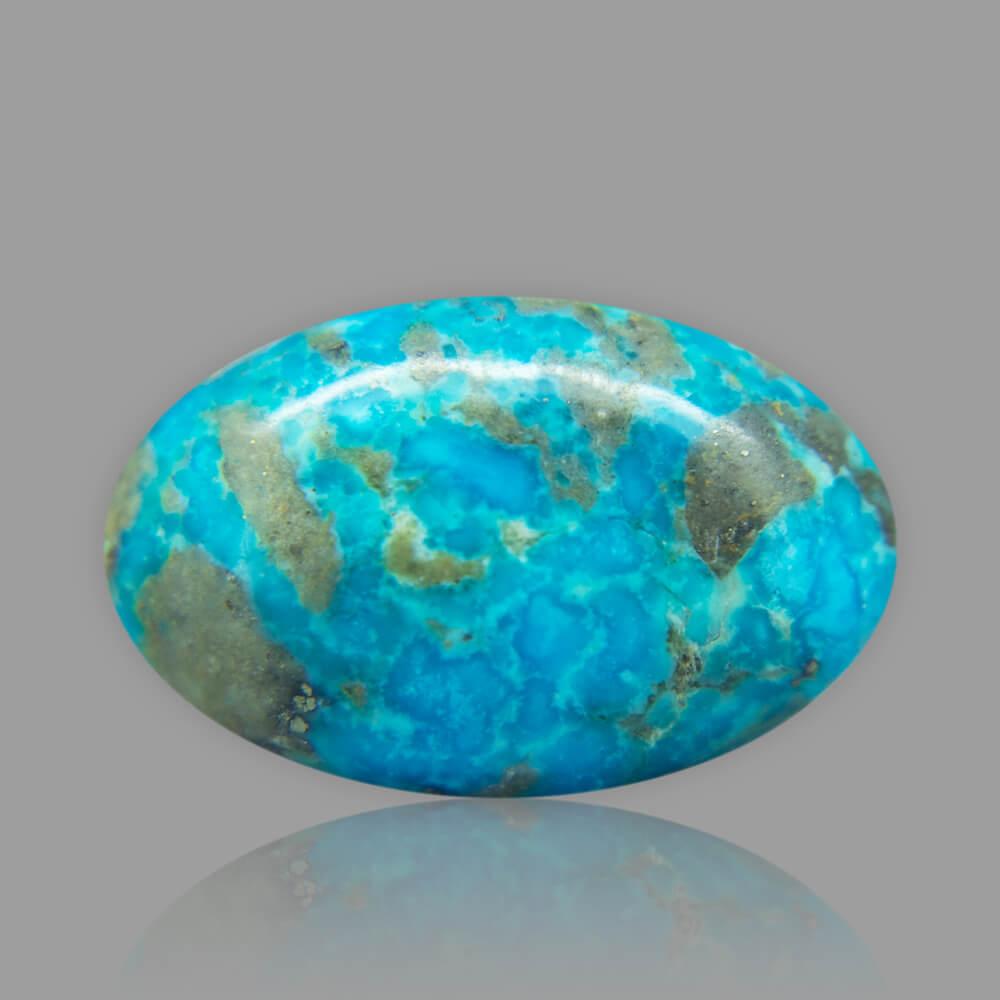 GIBOUS×QOOZA Buy Natural 36.90 Carat Turquoise (Firoza) online in India | Shubh