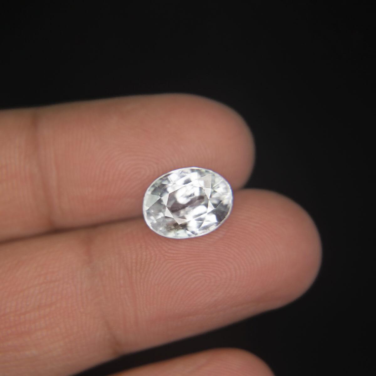 White Zircon  - 7.35 Carat