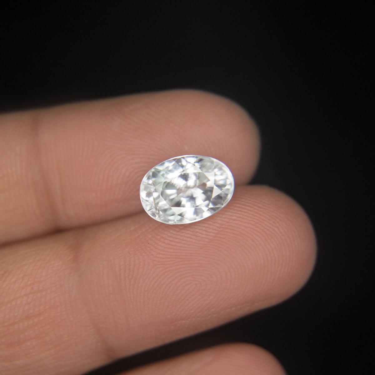 White Zircon  - 8.08 Carat