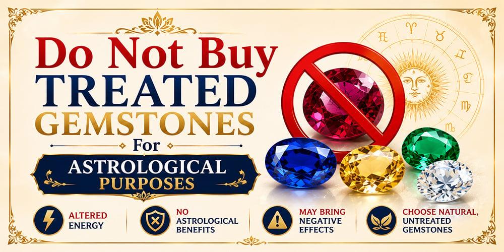 Do Not Buy Treated Gemstones For Astrological Purposes