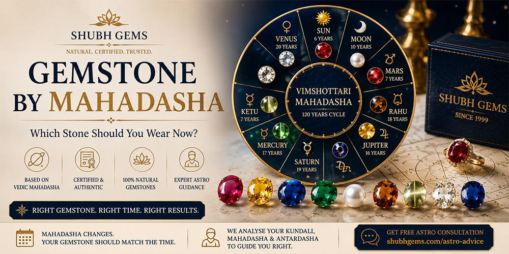 Gemstone Recommendation by Mahadasha