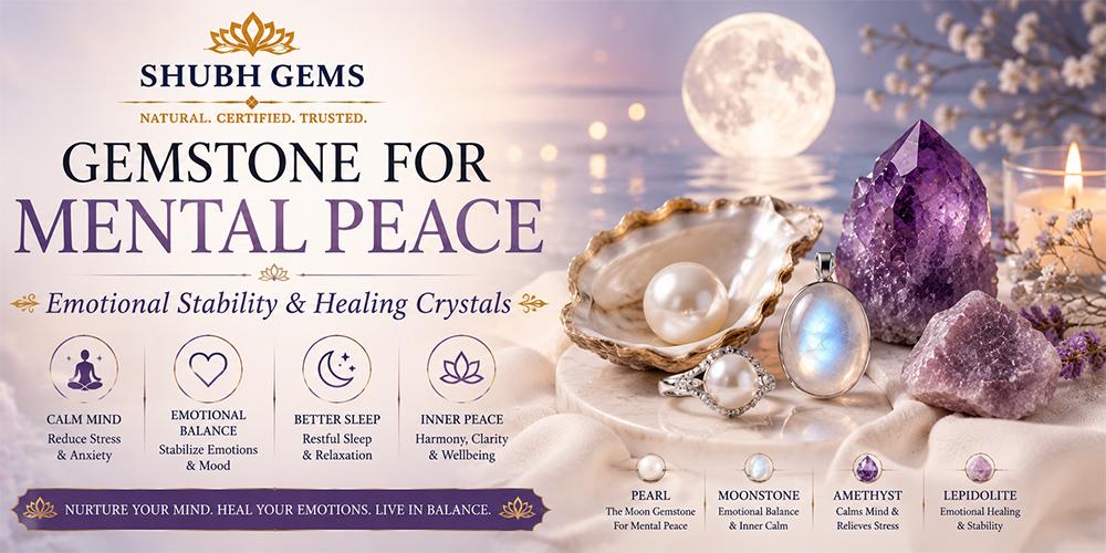 Gemstone for Mental Peace and Emotional Stability