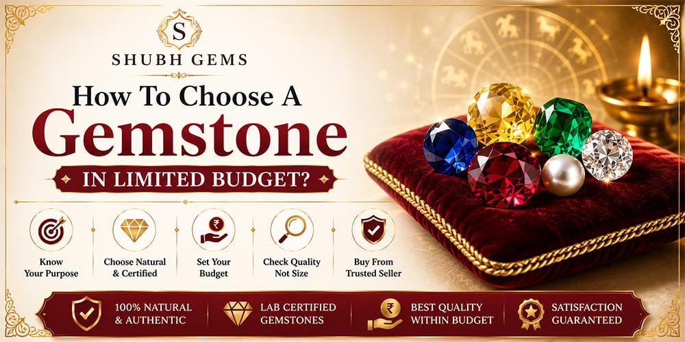 How To Choose A Gemstone in Limited Budget?
