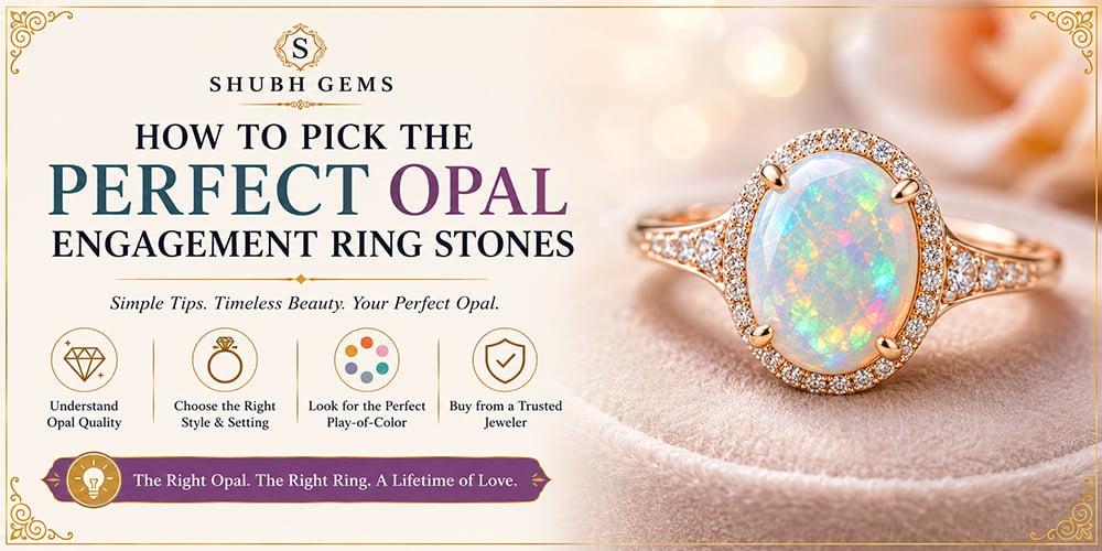 How To Pick The Perfect Opal Engagement Ring Stones