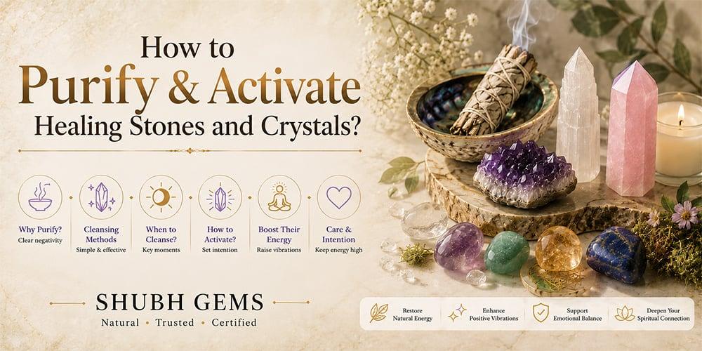 How to Purify and Activate Healing Stones and Crystals?