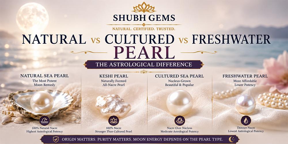 Natural vs Cultured vs Freshwater Pearl Guide
