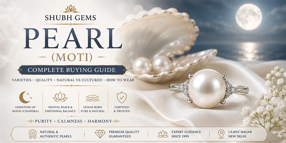 Pearl (Moti) — Complete Buying Guide: Varieties, Quality, Natural vs Cultured & How to Wear