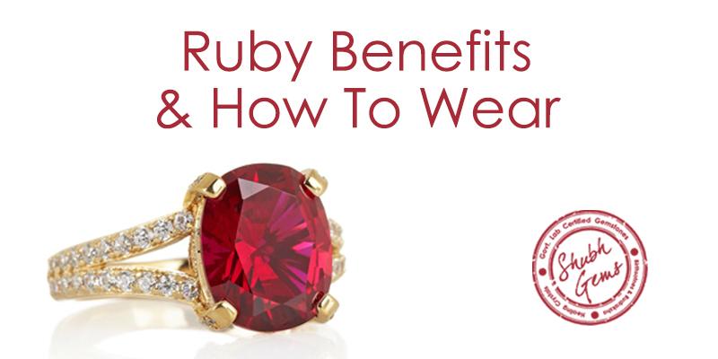 ruby benefits how to wear