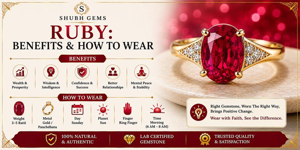 Ruby: Benefits & How to Wear