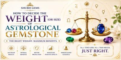 How to decide the weight (or size) of Astrological Gemstone