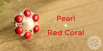 क्‍या मूंगा और मोती रत्‍न एकसाथ पहन सकते हैं ? | Pearl + Red Coral