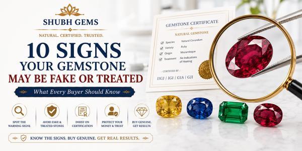 10 Signs Your Gemstone Is Fake or Treated