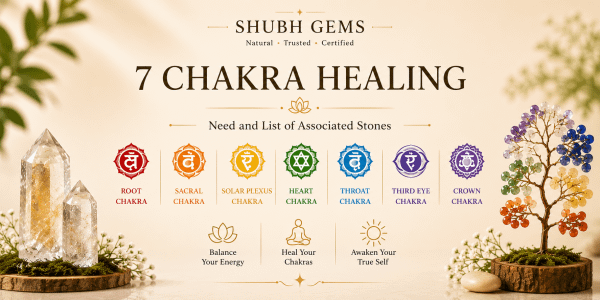 7 Chakra Healing: Need and List of Associated Stones