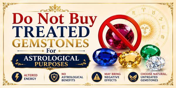 Do Not Buy Treated Gemstones For Astrological Purposes