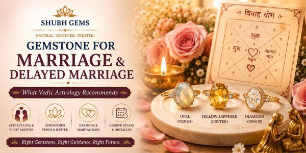Gemstone for Marriage and Delayed Marriage