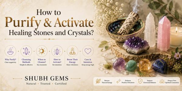 How to Purify and Activate Healing Stones and Crystals?